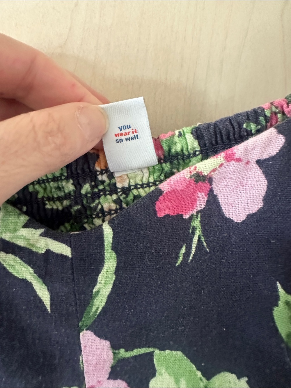 Old Navy Midi Dress  Large Sleeveles in s Floral Linen Blend Smocked Back - Picture 4 of 6